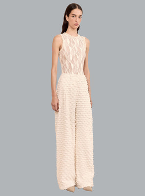 Beatrix Wide Leg Trouser IVORY