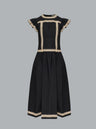 Concetta SL Midi Jurk ZWART