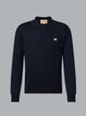 KNITWEAR POLO VLOGO SIGNATURE NAVY