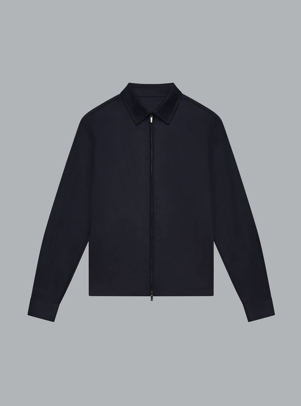 FLANNEL STRETCH OVERSHIRT DARK NAVY