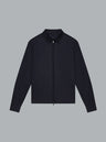 FLANNEL STRETCH OVERSHIRT DARK NAVY