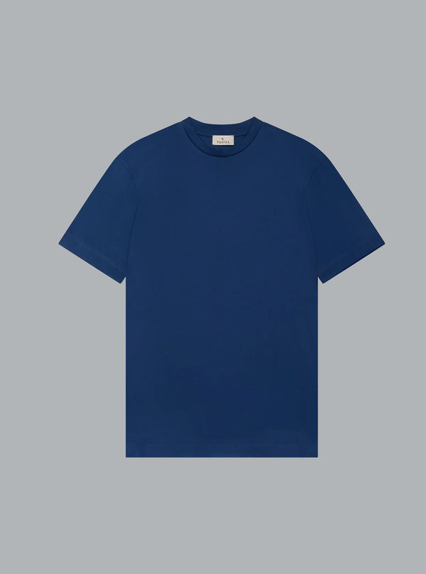 Interlock Supima T-Shirt  Blue