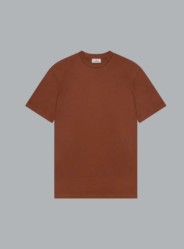 Interlock Supima T-Shirt Dark Brique