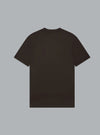 Interlock Supima T-shirt Ebbenbruin
