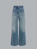 WORN BLUE WASH