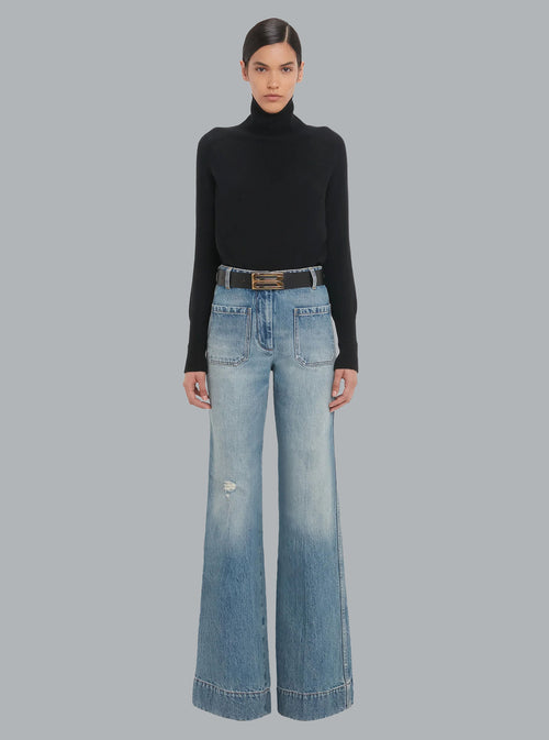 ALINA JEAN - REGULAR WORN BLUE WASH