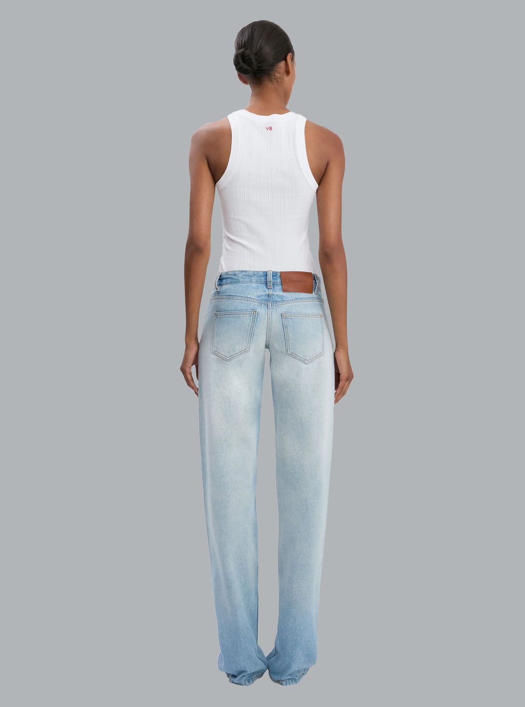 RIB TANK WHITE