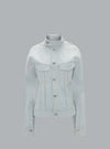 Sculptural Denim Light Blue
