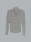 DRAPED RIB TURTLE NECK