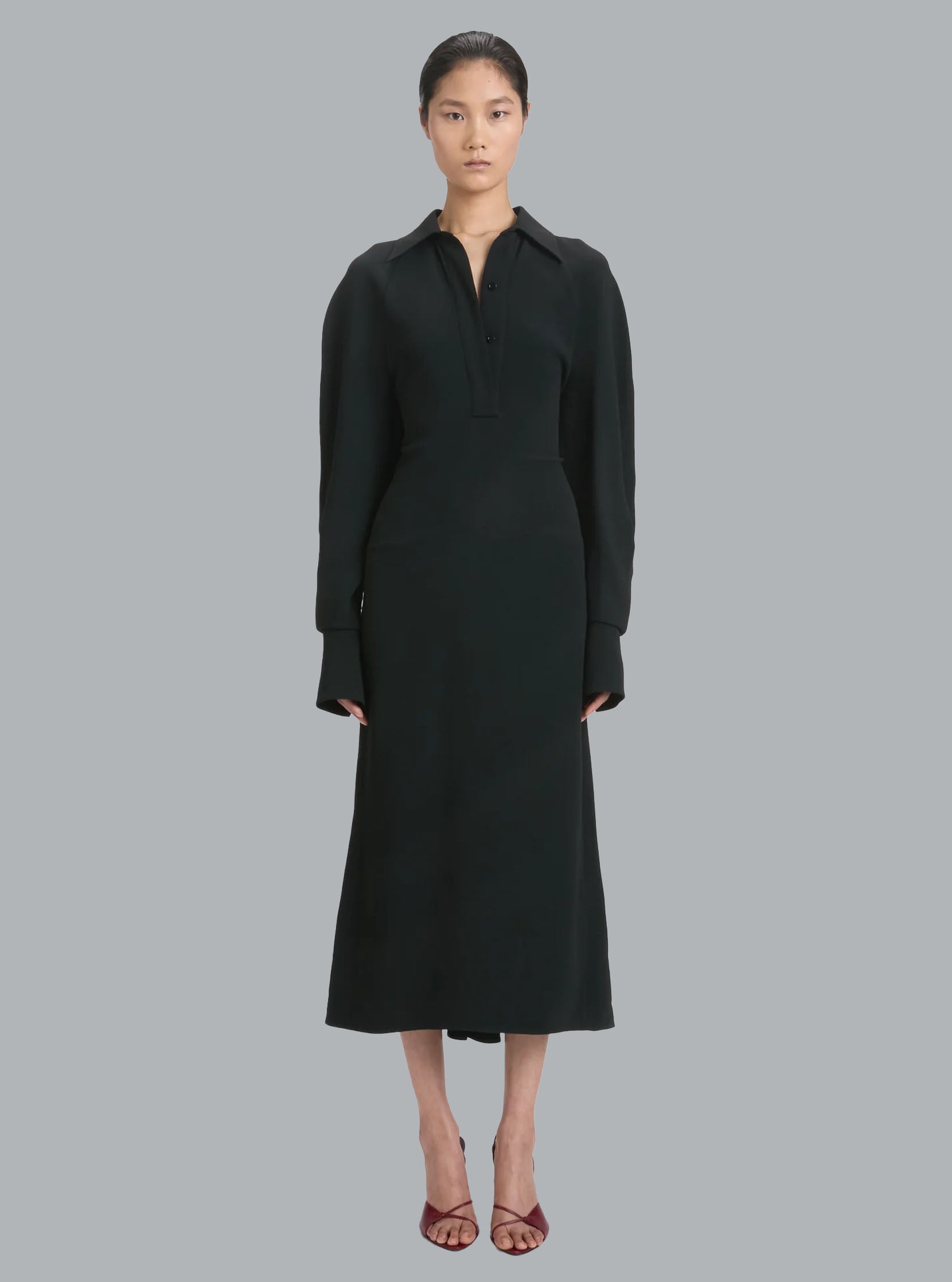 Polo Collar Zwart
