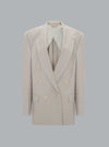 RELAXED DOUBLE BREASTED BLAZER