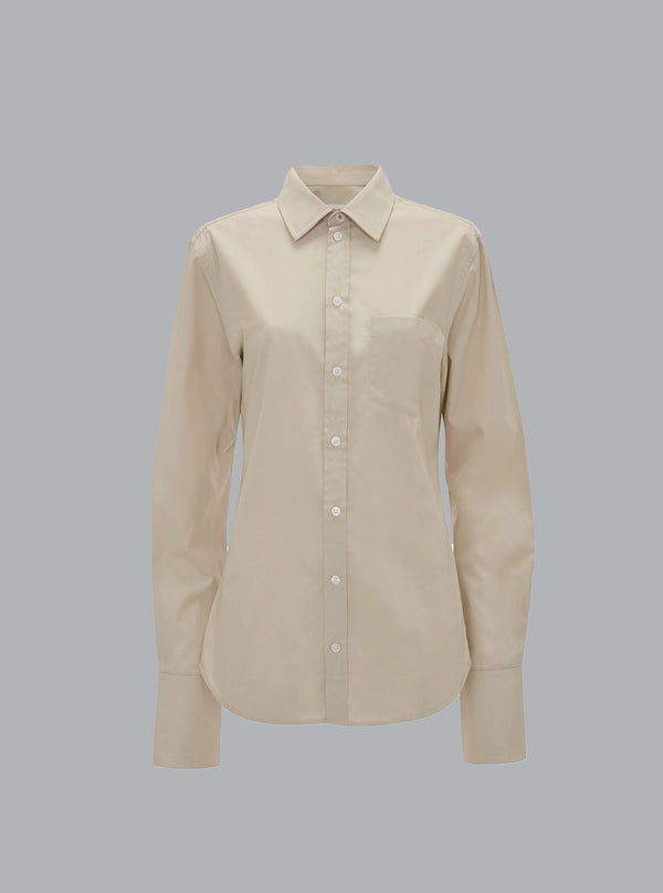 TAB DETAIL LONG SLEEVE SHIRT
