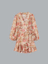 Daylight Mini Wrap Frill Dress