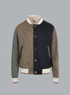 FUNMIX SOLID DONEGAL TWEED BOMBERJACKET