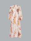 ASCENSION PLUNGE MIDI DRESS