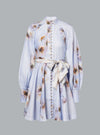 HYPNOTIC BUTTONED MINI DRESS