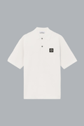 MICRO STITCH SOFT ORGANIC COTTON POLO SHIRT OFF WHITE
