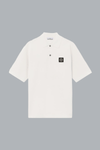 MICRO STITCH SOFT ORGANIC COTTON POLO SHIRT OFF WHITE