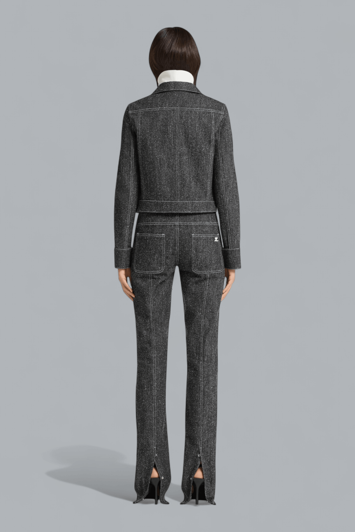 DENIM TWEED JACKET