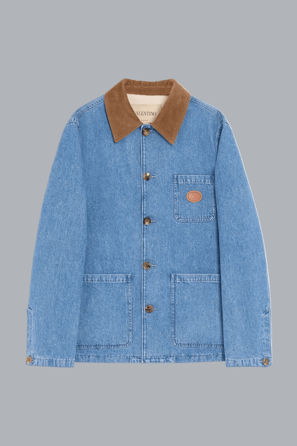 VLOGO SIGNATURE DENIM COAT
