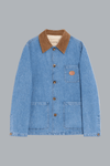 VLOGO SIGNATURE DENIM COAT