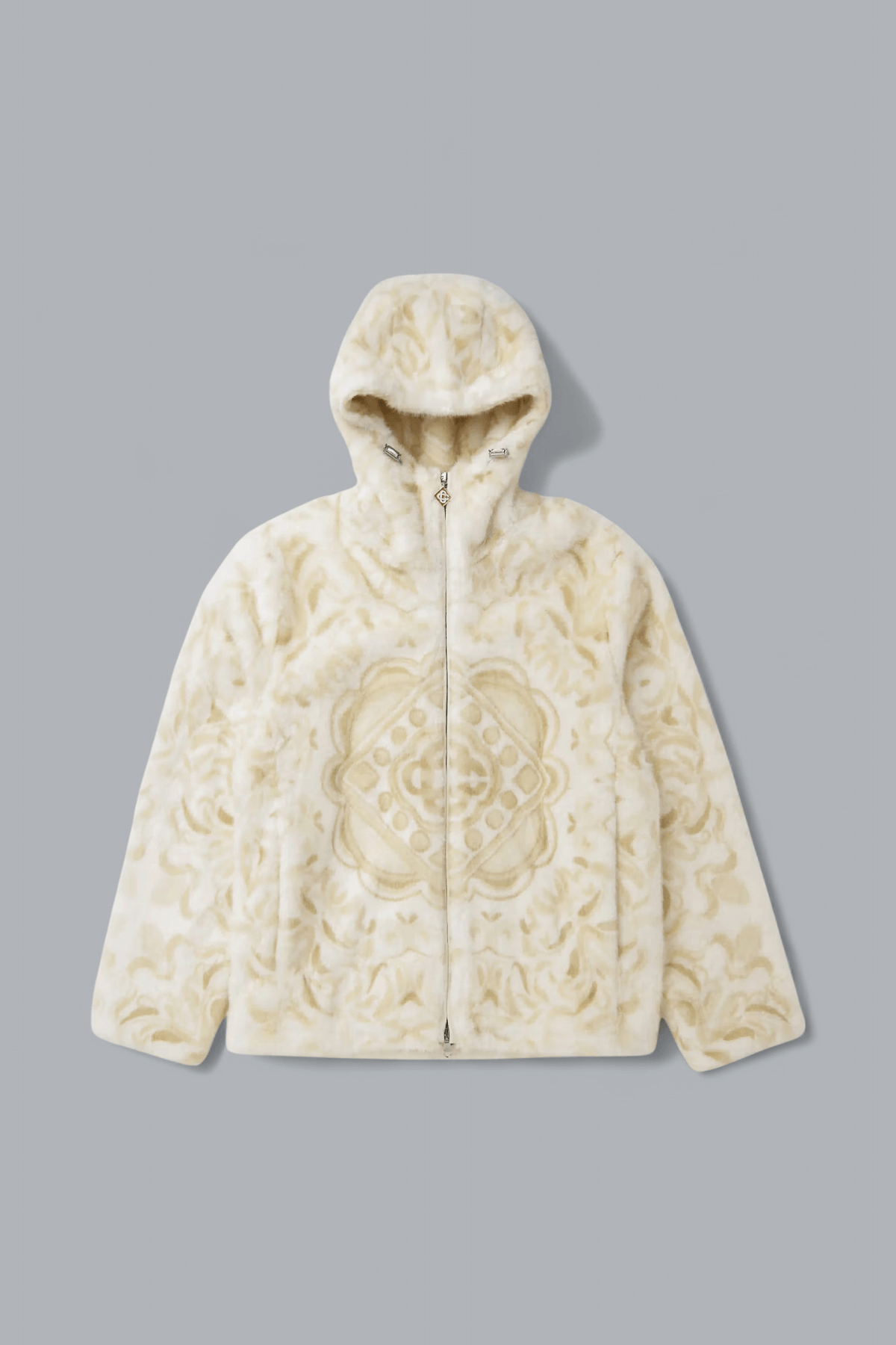 FAUX FUR HOODED JACKET