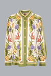 TROPICAL SCARF SAND SHIRT