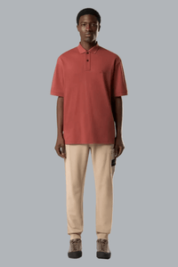 ORGANIC COTTON FLEECE SWEAT BOTTOMS DESERT SAND