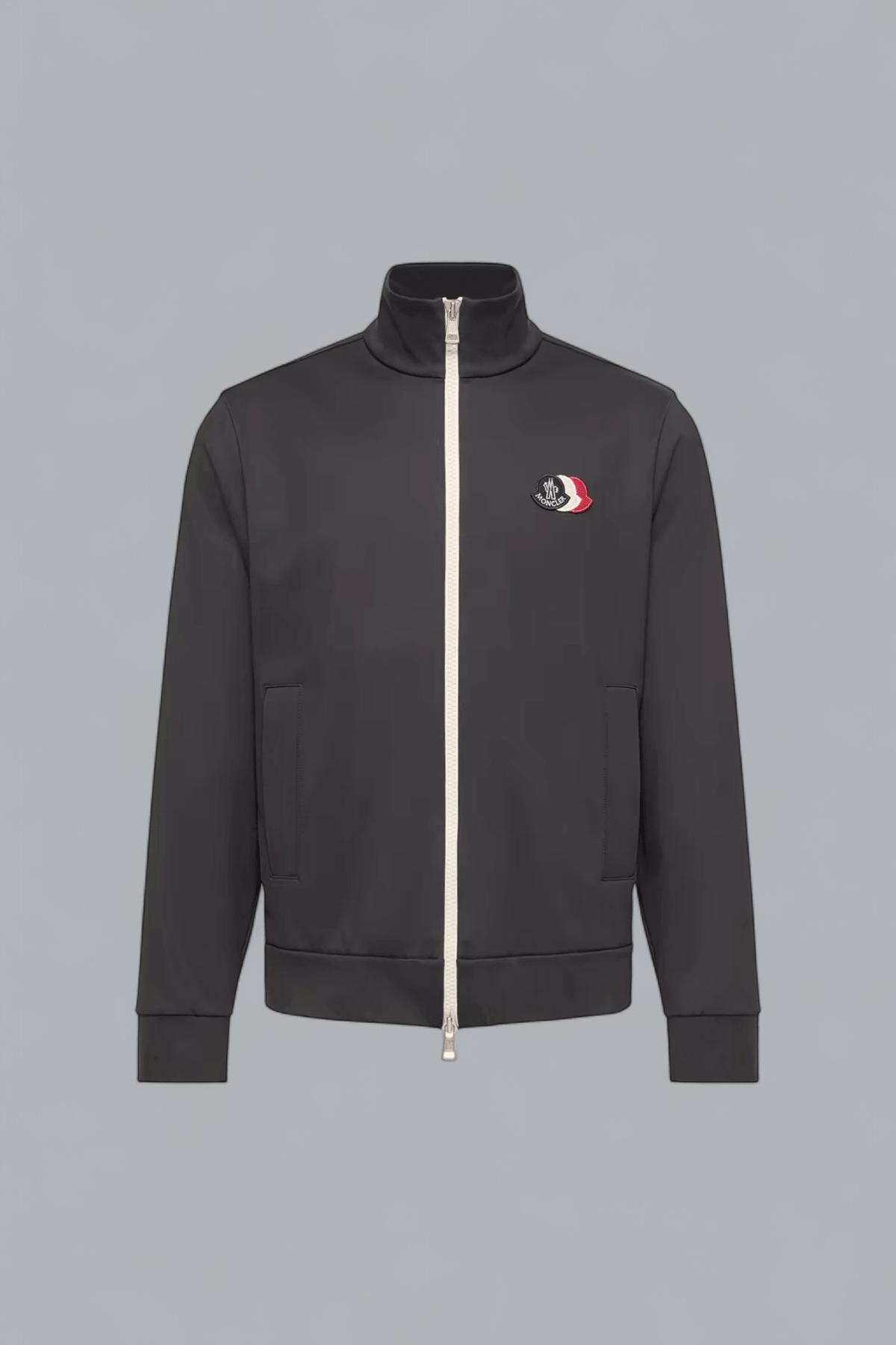 LOGO ZIP THROUGH SWEATER