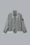 NYLON METAL WATRO-TC IN ECONYL REGENERATED NYLON BOMBER PEARL GREY