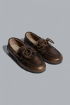 BOAT LOAFERS BRUSHED LEATHER
