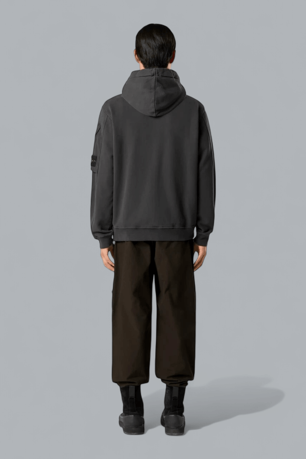 BRUSHED ORGANIC COTTON FLEECE HOODIE