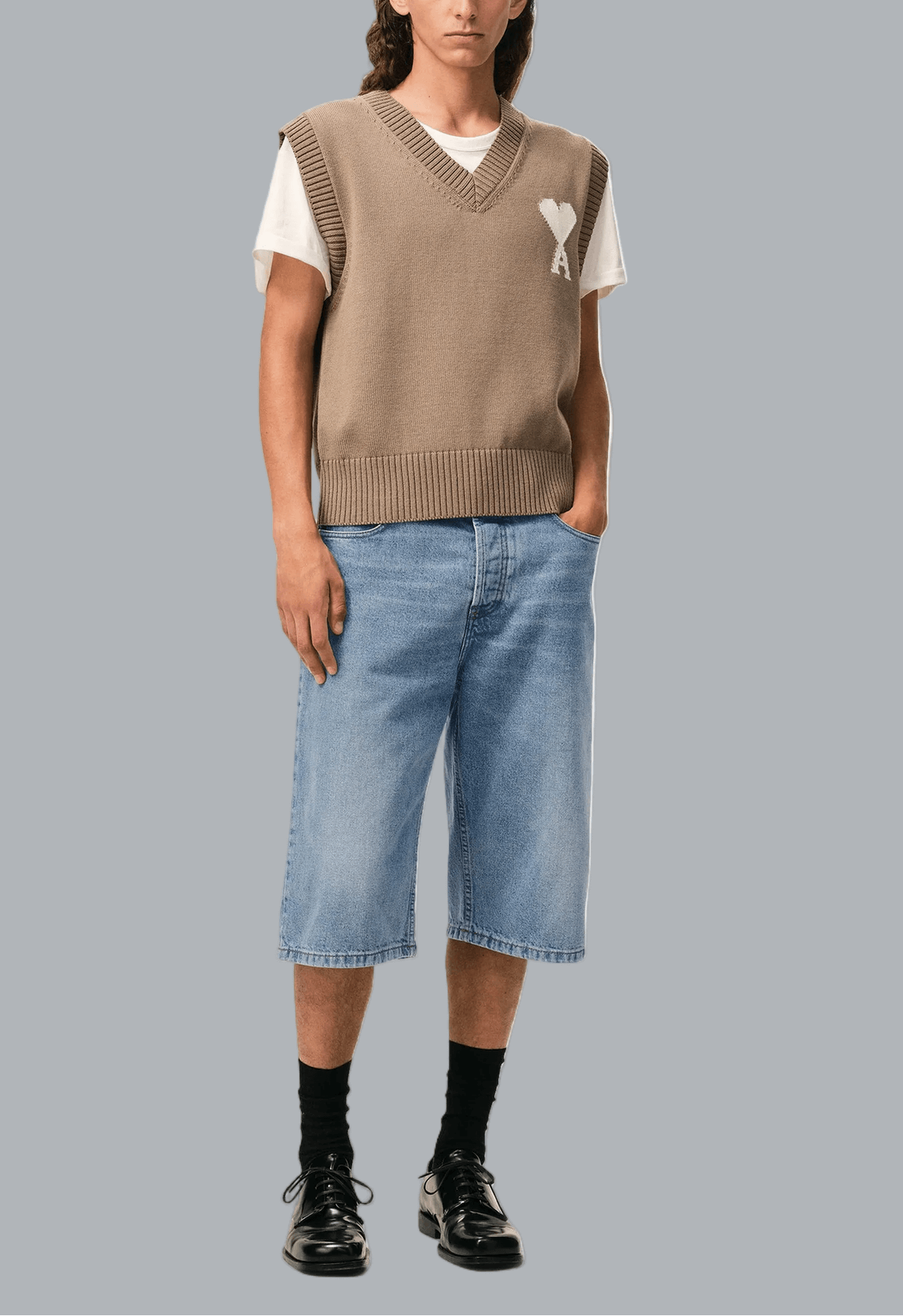 BERMUDA LARGE FIT BLEU