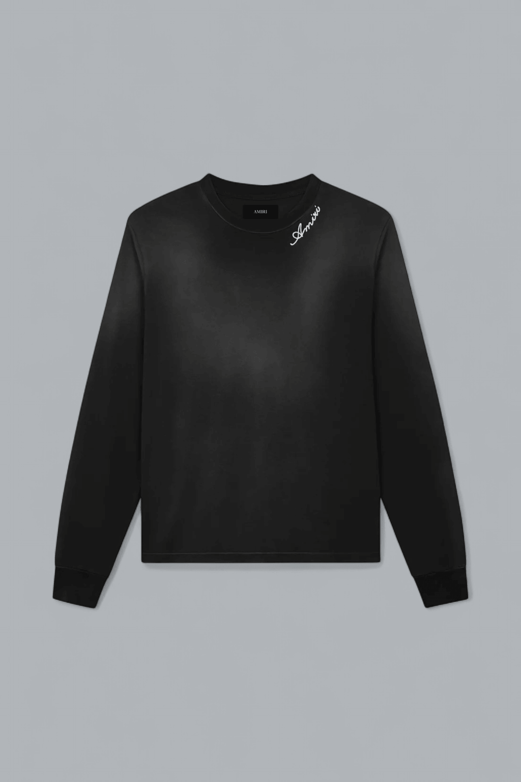 AMIRI SCRIPT LOGO LONG SLEEVE T-SHIRT