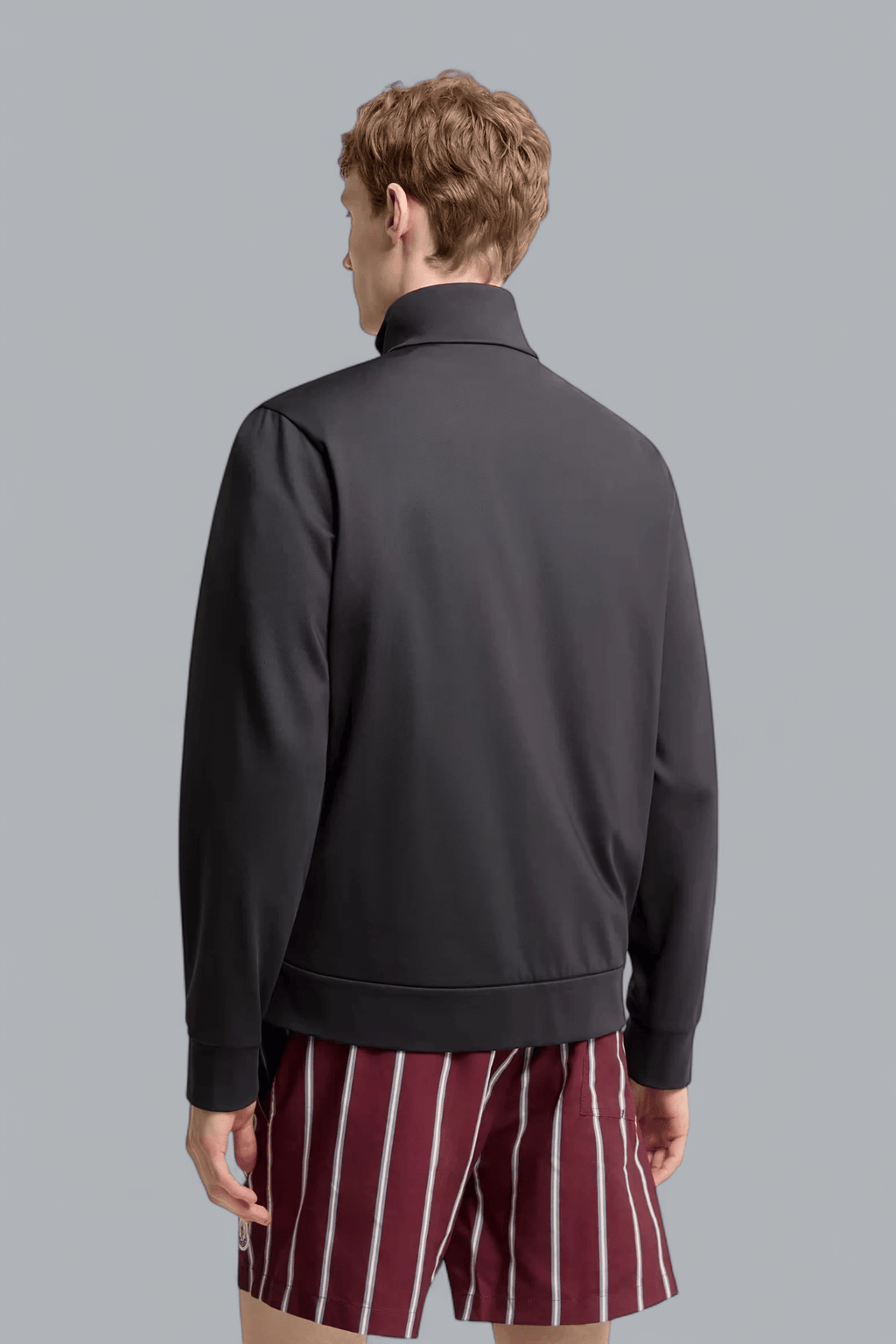 LOGO ZIP THROUGH SWEATER