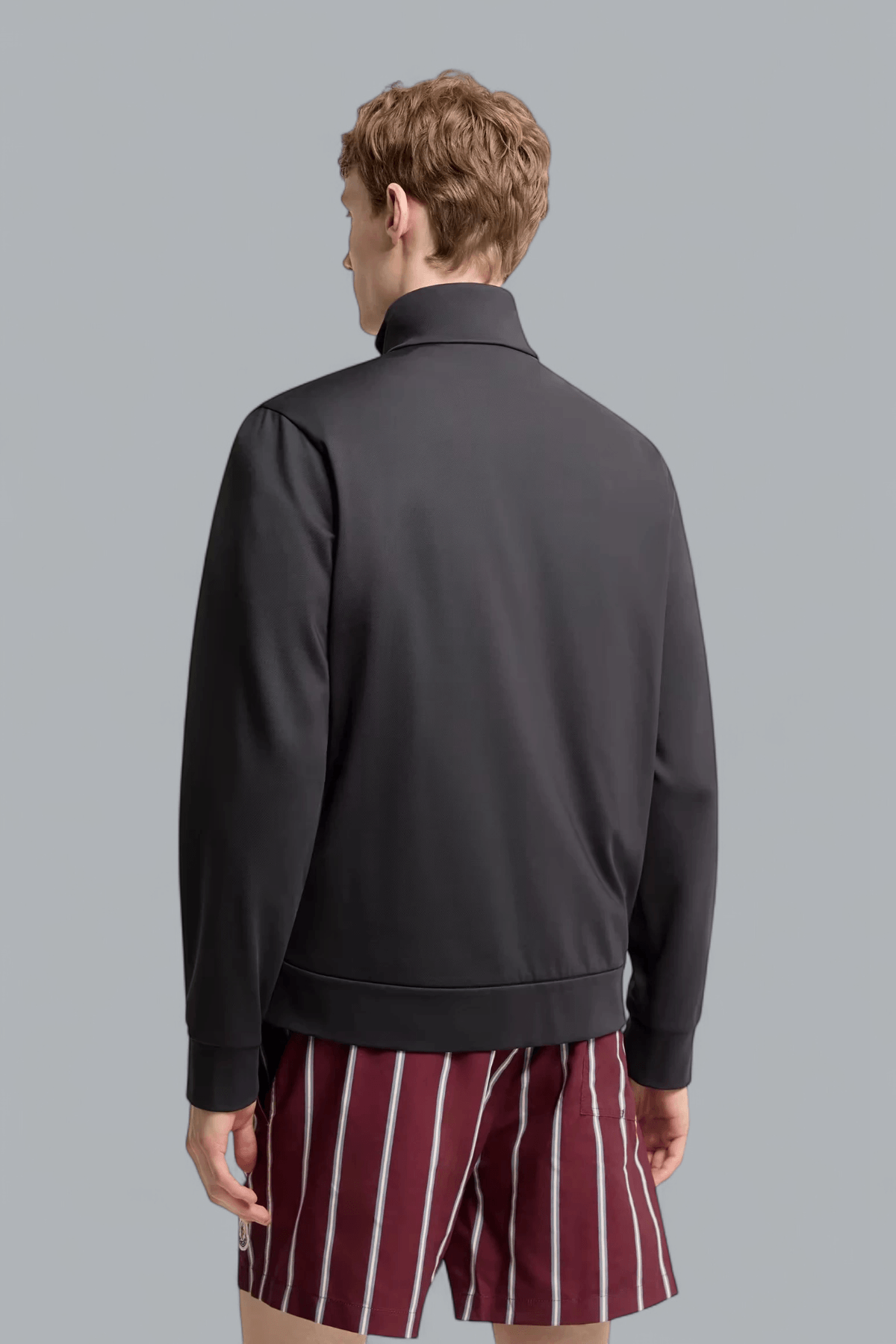 LOGO ZIP THROUGH SWEATER
