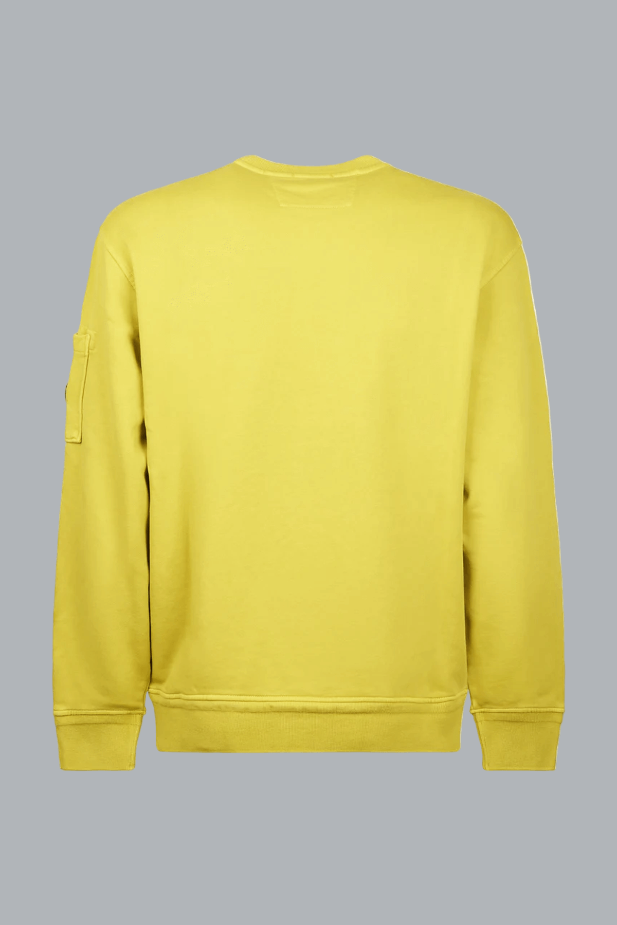 COTTON DIAGONAL FLEECE CREWNECK LENS SWEATSHIRT