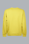 COTTON DIAGONAL FLEECE CREWNECK LENS SWEATSHIRT