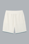 PALM TREE EMBLEM CROCHET SHORTS