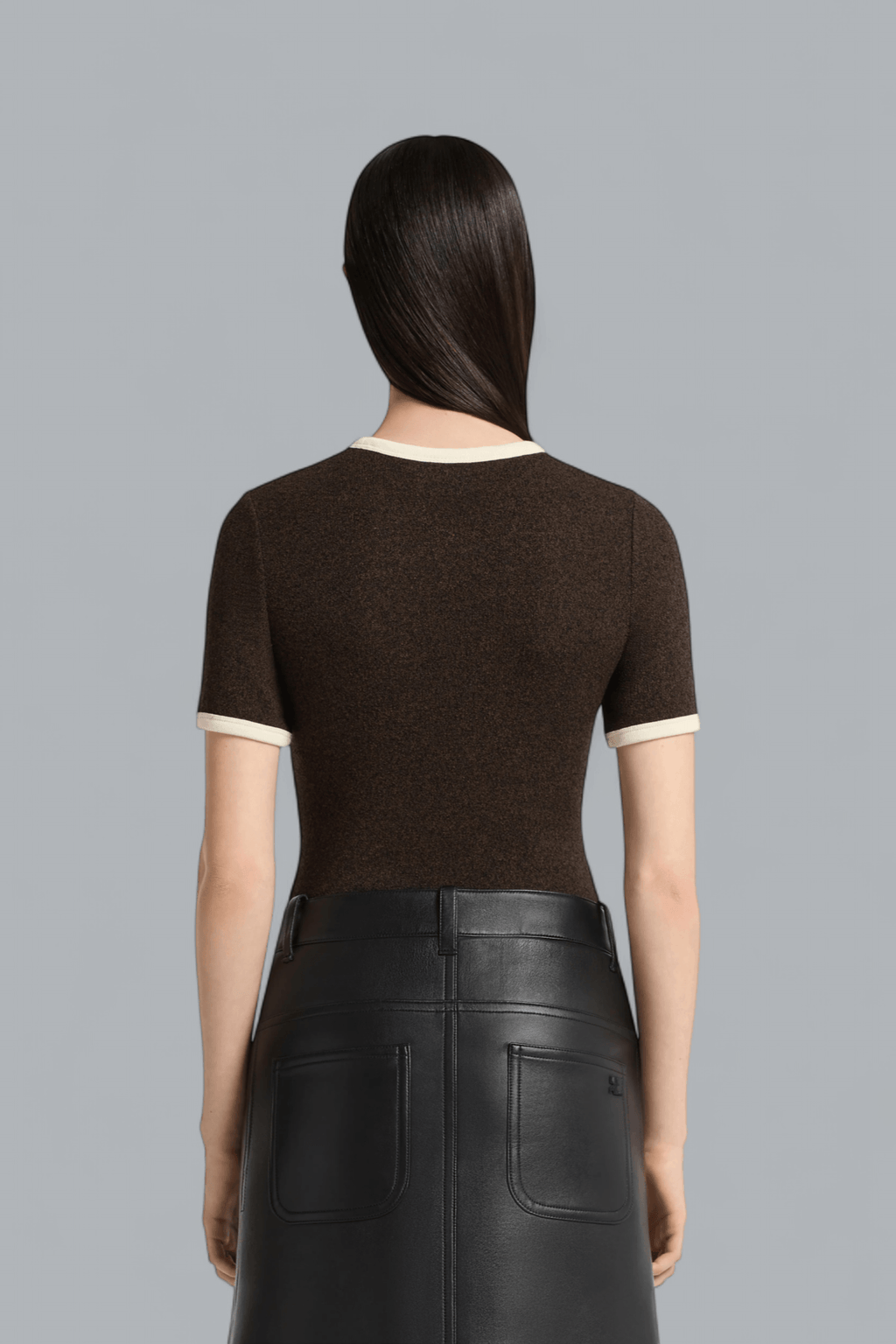 HEATHER CONTRAST T-SHIRT