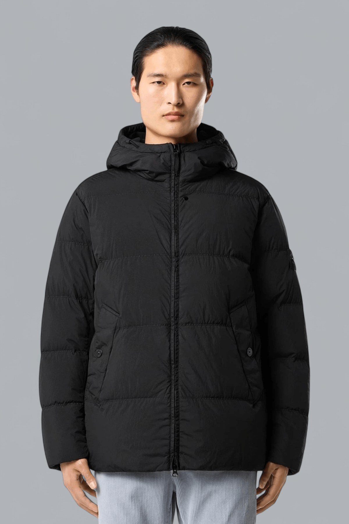 GARMENT DYED CRINKLE REPS NY DOWN JACKET