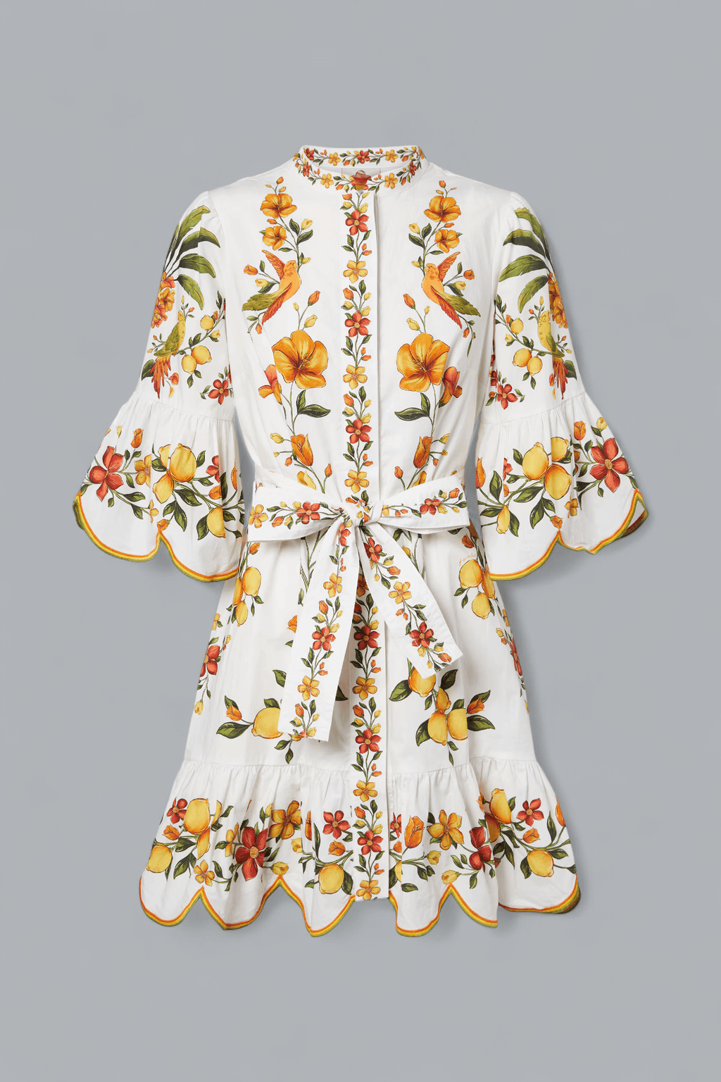 LEMON BOUQUET MINI DRESS