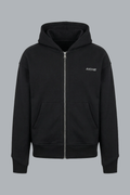 Washed A Logo Zip Through Hoodie