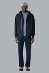 LIGHT SOFT SHELL-R e.dye TECHNOLOGY SHORT PARKA NAVY BLUE