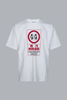 WARNING HIGH RISK T-SHIRT WHITE