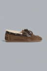 BOAT LOAFERS BRUSHED LEATHER FUR