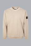 OLD' EFFECT MALFILÉ FLEECE SWEATSHIRT DESERT SAND