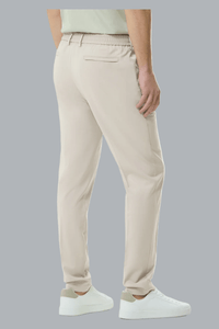 Wool Stretch Trousers Light Beige