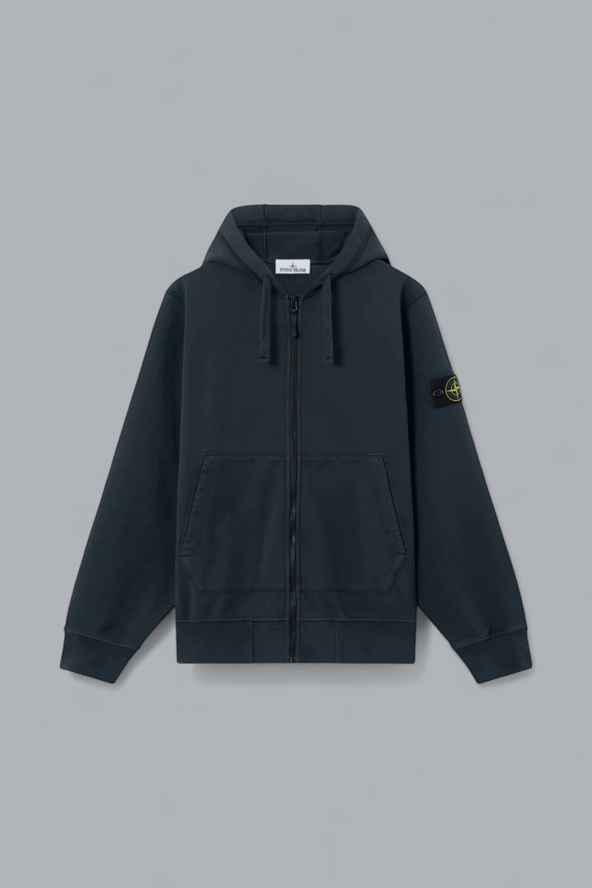 ORGANIC COTTON FLEECE ZIP THROUGH HOODIE