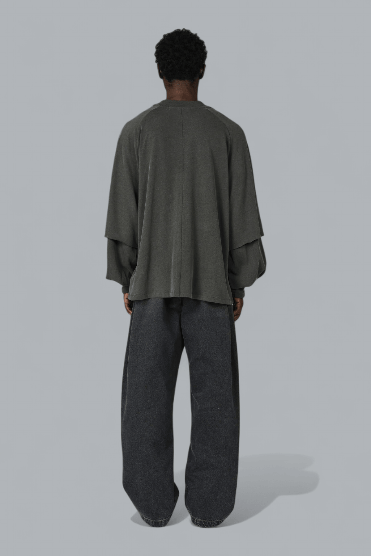 RAGLAN LAYERED LONG SLEEVE T-SHIRT